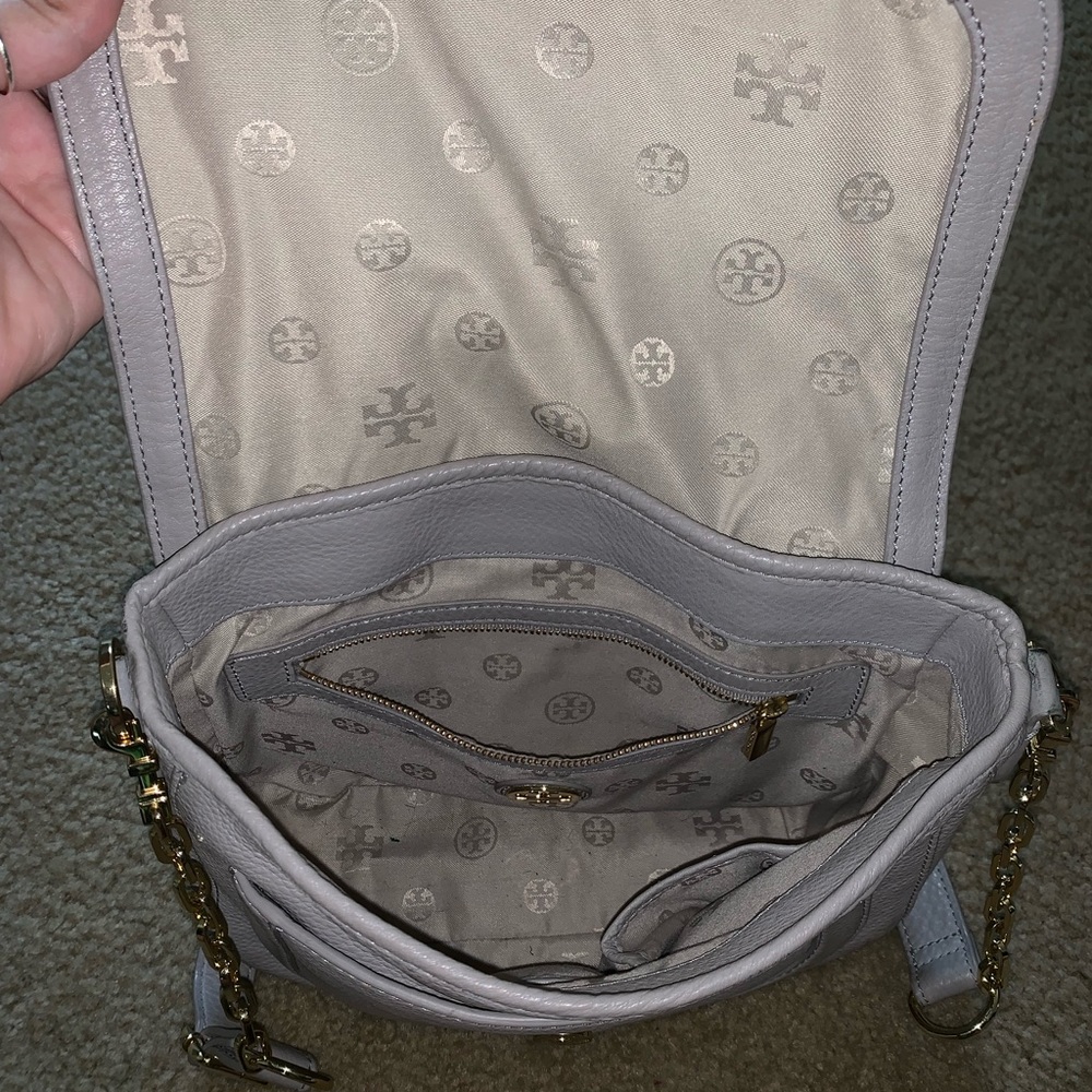Grey Tory Burch purse